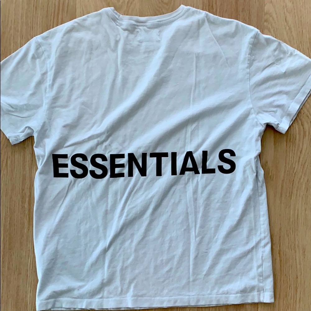 Essentials box logo t-shirt tee - Picture 2 of 5
